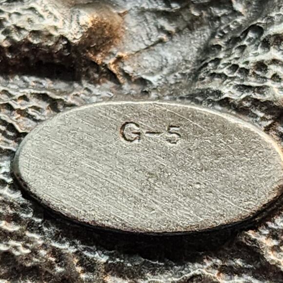 Siskiyou Buckle Co. Inc Pewter Flying Eagle Belt Buckle G-5 1991 Oregon USA Vtg - Picture 5 of 9